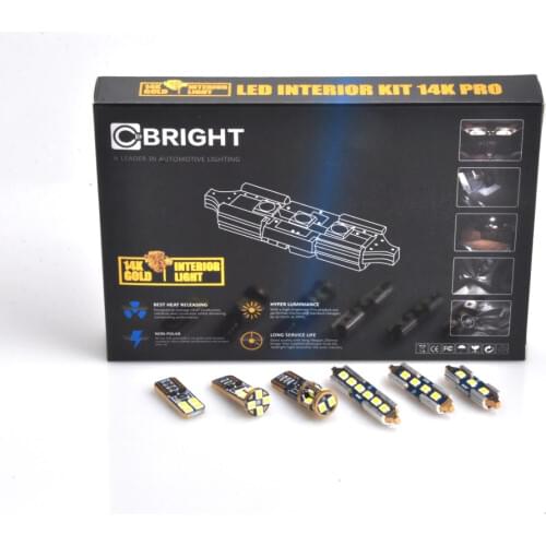 21pcs Canbus Xenon White 14K Gold Full Interior LED Map Light kit for 2008 - Present Audi Q5 and SQ5 WITH Samsung 3030 LED