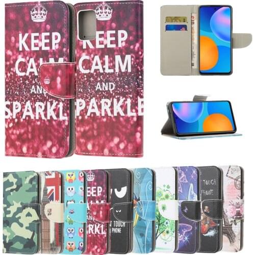 Cute Flip Wallet Leather Case for Honor 8A 9 9X 10X 10 20 Lite Coque Card Slot Bracket Etui Heavy Duty Protection Slim Fit Cover