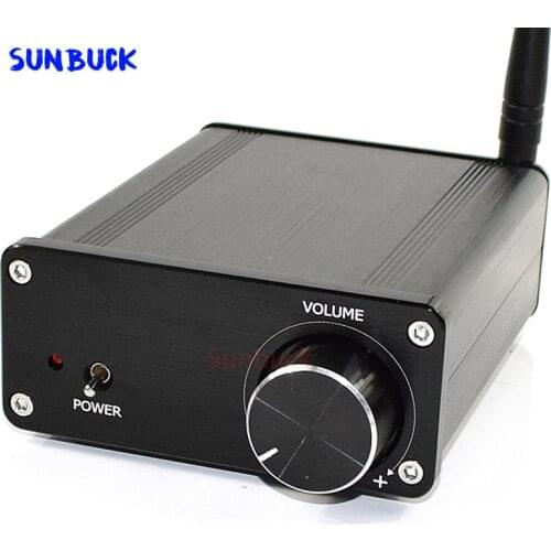Sunbuck DC 24V power supply Mini 100W+100W 2.0 Bluetooth 5.0 CSR8675 TDA7498 Digital Power Amplifier