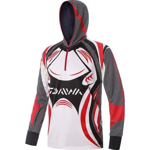 New Daiwa Fishing Clothing Quick Dry Anti-UV Daiwa Jackets Sports Clothes Long Sleeve Fishing Shirts Mens Fishing Clothes
