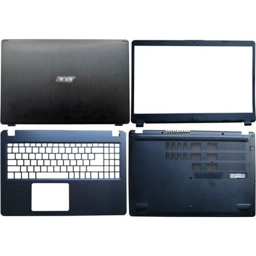 NEW Laptop LCD Back Cover/Front Bezel/Palmrest/Bottom Case For Acer A5 A515-52 A515-52G A515--57SF A515-52K Top Back Case Black