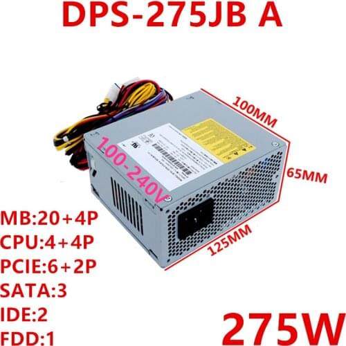 New Original PSU For Delta SFX MATX HTPC 275W Power Supply DPS-275JB A