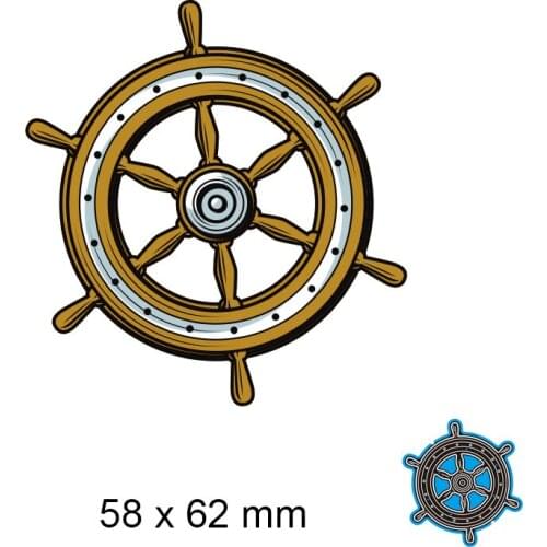 Cutting Dies Compass and Anchor New Metal Stencils DIY Scrap Booking Paper Cards Making Decoration