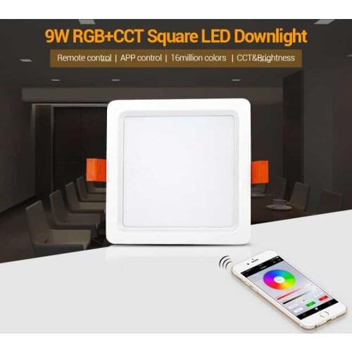 [Seven Neon]2.4GHz Mi-Light Wifi waterproof&moistureproof multi-function 9W RGBCW+RGBWW RGB+CCT colorful LED SMD down light