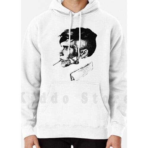 Cillian As Thomas Shelb Hoodies Long Sleeve Peaky Blinders Peaky Blinders Black N White Black N White Retro Retro