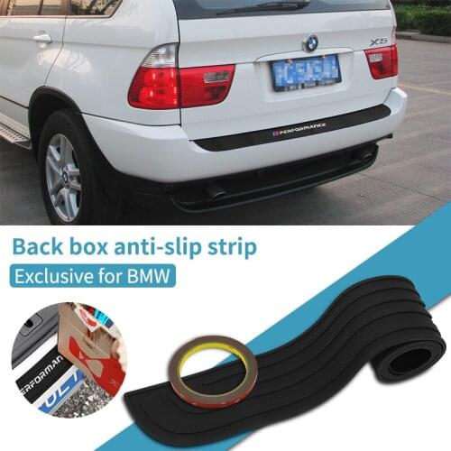 Universal Trunk Rear Guard Plate Sticker Car Rear Bumper Trim Anti-Kicked Scratch Protection For BMW X5 E46 F30 E90 E60 F10 E39
