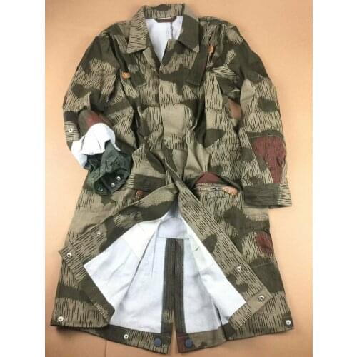 WWII Ww2 German Paratrooper Tan&Water Camo MILITARY UNIFORM Smock COLLECTION WAR REENACTMENTS