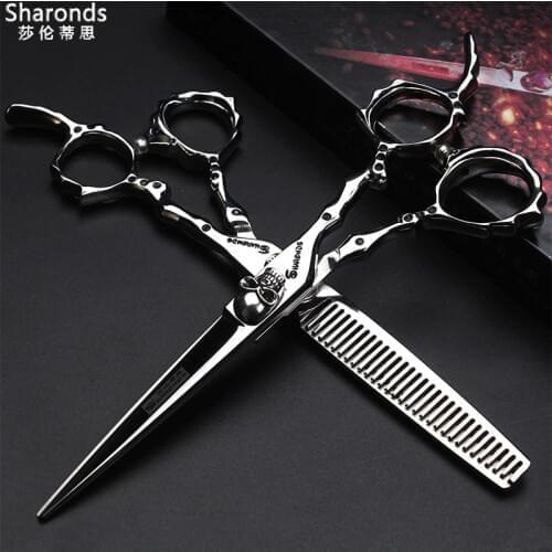 Sharontis Professional Hair Salon Hairdresser Scissors Hairdressing Scissors 6-inch Special Hairdressing Hairdressing Scissors