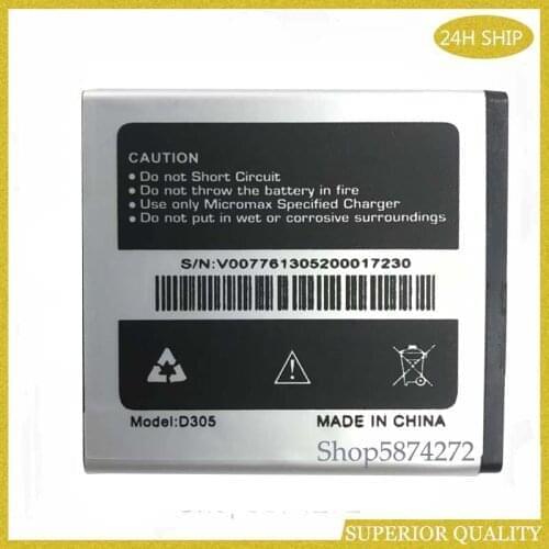 D305 Replacement Battery For Micromax D305 Smartphone Battery