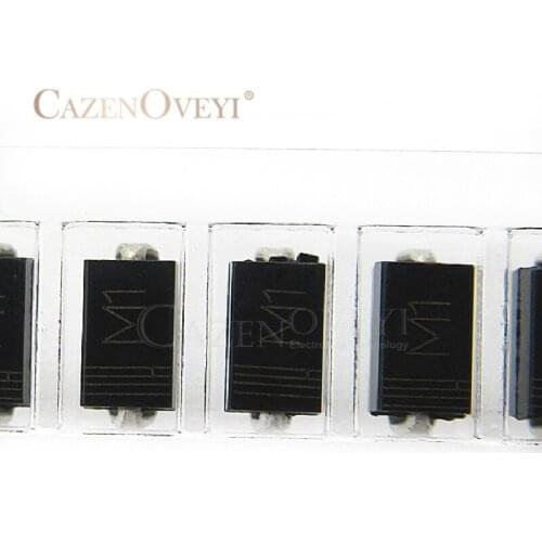 100pcs/lot 1N4001 IN4001 M1 SMD 1A 50V Rectifier Diode new original In Stock
