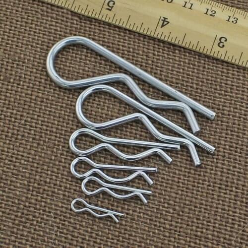 20PCS-M1.2*21 B-type Cotter Pin, Wave Pin, Bolt, Card Pin, Hairpin Lock Pin
