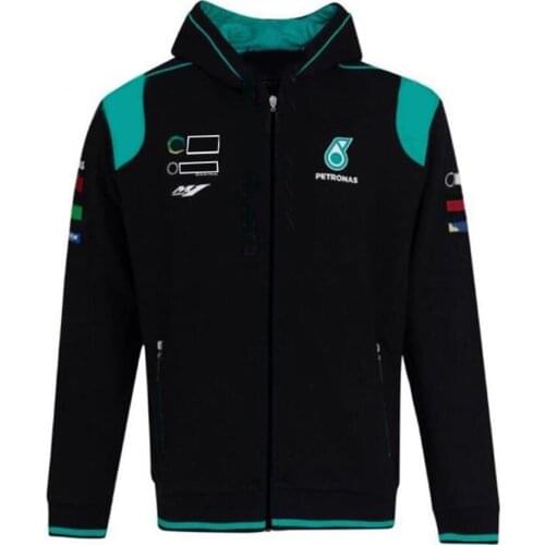 2021 hot style F1 Formula One team racing overalls mens hooded casual jacket sweater and velvet customization