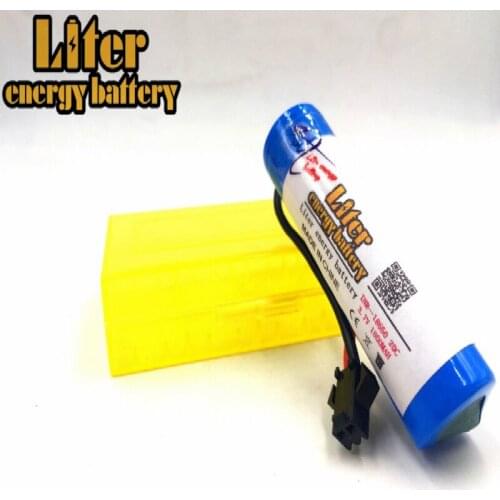 3.7V 1800mAH Remote control helicopter cylindrical 3.7 Lipo battery 3.7V 1800mAH 18650 1800mah 15C 20C JST plug