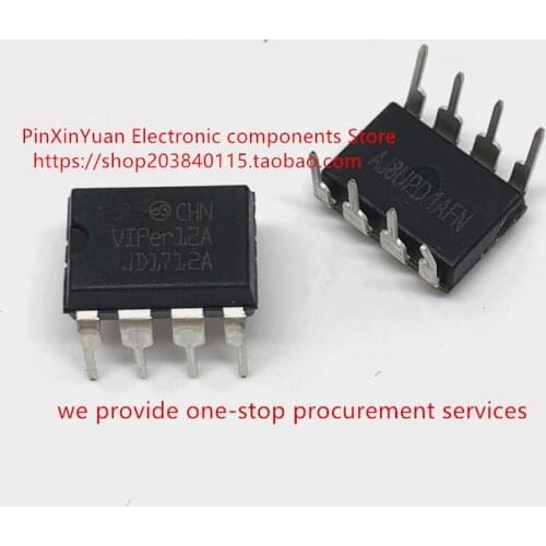 NEW 10PCS/LOT Power Chip VIPER12A VIPER12 DIP-8 In Stock