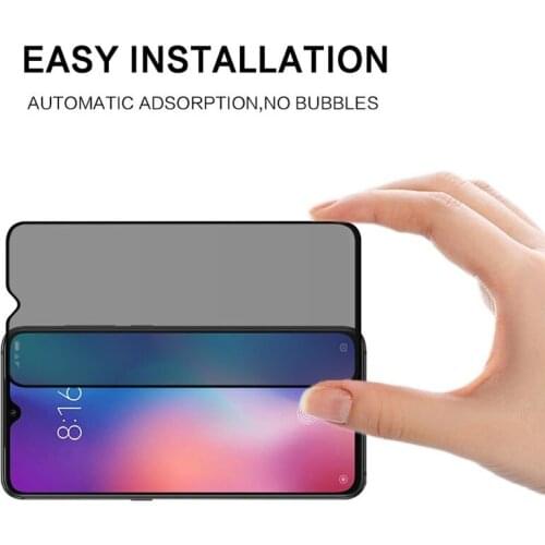 50pcs For Samsung A12/A22/A32/A42/A52/A72/A82/A92/A10/A20/A30/A40/A50/A70 9D Full Glue Privacy Tempered Glass Screen Protector