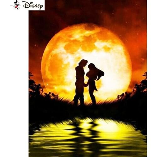 Disney Art 5D Diy Diamond Painting "Cartoon princess" Diamond Pictures Cross Stitch 3D Rhinestone Embroidery Decor A30997