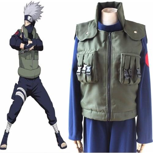 Anime Naruto Cosplay Costumes Kakashi Hatake Cosplay Costume Ninja Uniforms Halloween Party Unisex Cosplay Costume
