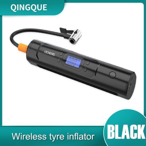 Car Electrical Air Pump Mini Portable Wireless Tire Inflatable Pump Inflator Air Compressor Pump for Car Motorcycle Bicycle ball