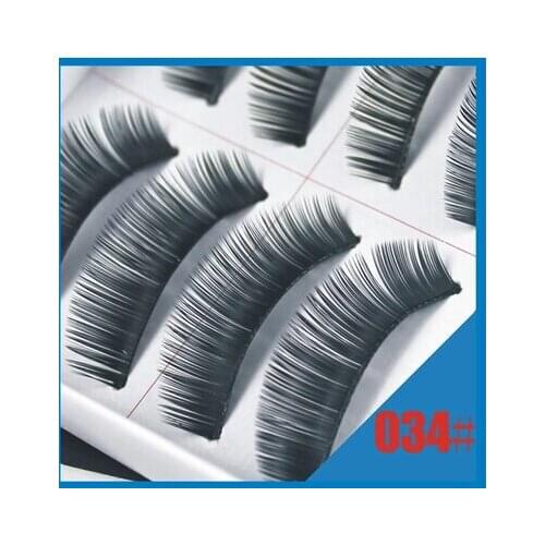 Free Shipping 2014 10pairs/lot fashion makeup soft long thick nature false Eyelash