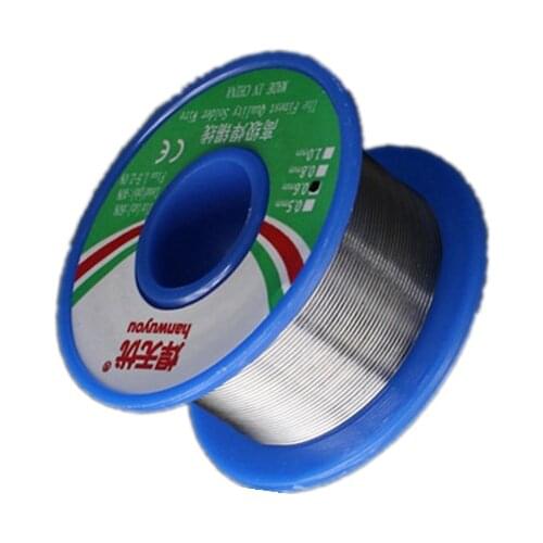 Free Shipping 50g1.0mm 60/40 Solder Wire Rosin Core Tin Lead Solder Wire Soldering Welding Flux 1.5-2.0% Iron Wire Reel