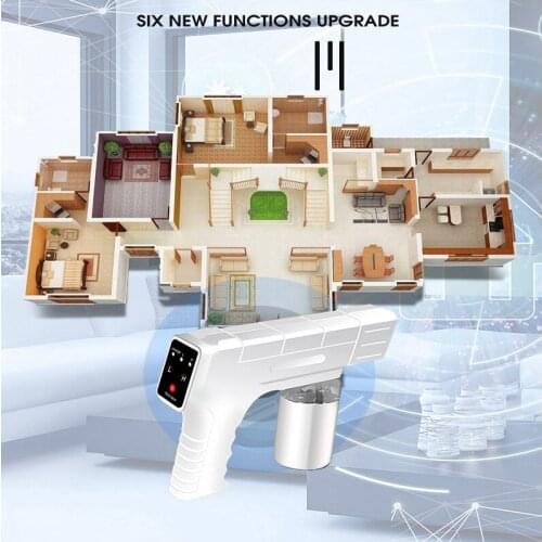 300ml Electric Wireless Disinfection Sprayer Handheld Portable USB Rechargeable Nano Atomizer Indoor Disinfection Steam SprayGun