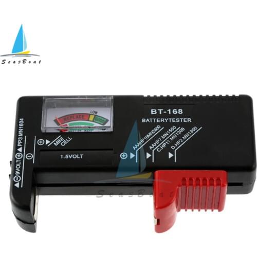 BT168 BT-168 Digital Battery Tester Volt Checker for AA AAA 9V Button Multiple Size Battery Tester Voltage Meter Tools