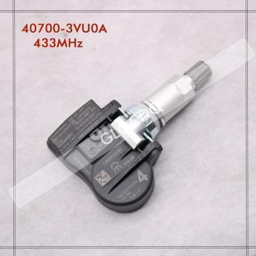 FOR 2004-2013 NISSAN NOTE (E11) 40700-3VU0A TPMS 433MHz NISSAN TIRE PRESSURE SENSOR 40700-3VU0B 40700-5663R