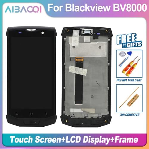 New Original 5.0 Inch Touch Screen+1920x1080 LCD Display+Frame Assembly Replacement For Blackview BV8000/BV8000 Pro Android 7.0