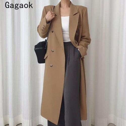 Женские модные пальто Gagaok China At AliExpress