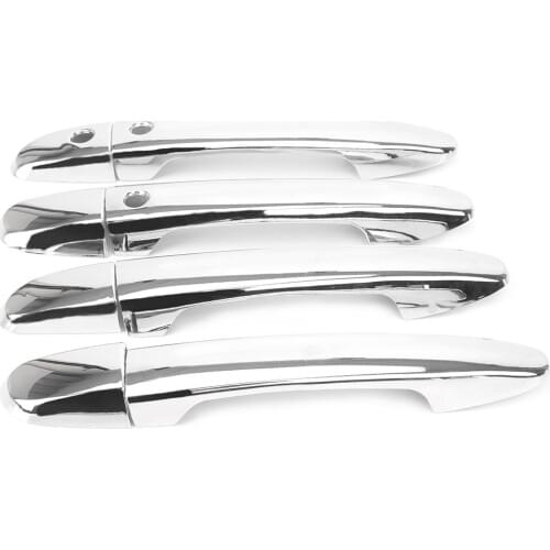 Chrome Door Handle Cover Trim w/ Smart Keyhole For Mazda 2 / 3/ 6 2014 2015 2016 2017 & CX-3 CX3 2016 2017 & CX-5 CX5 2013-2018