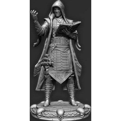 1/22 Scale Unpainted Resin Warlock collection figure