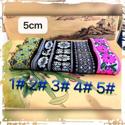 5CM computer embroidered webbing,XERY20200410H