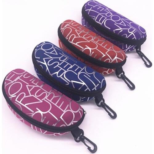 HOT SALES！！！Portable Crush Resistant Sun Glasses Spectacles Case Zipper Storage Box Holder