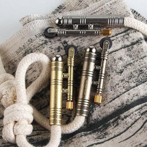 Metal Windproof Kerosene Lighter Outdoor Camping Source Retro Vintage Tinder Lighter Smoking Accessories for Weed Cool Gift