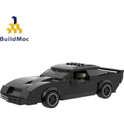 MOC-21389 Classic Car Knight Rider KITT Model Bricks Creator High-Tech Classical Racing Vehicle Building Blocks Toys Kid
