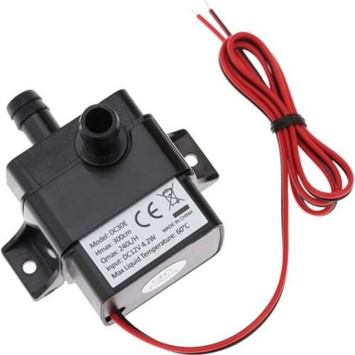 Mini Submersible Pump 12v Quiet Brushless Waterproof Aquarium Circulator