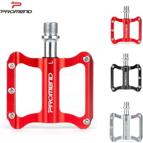 PROMEND PD-R41/R81 Mountain Road Bicycle Pedal Accessories Ultra-Light MTB Bike Pedals CNC DU Bearing Waterproof Cycling Pedal