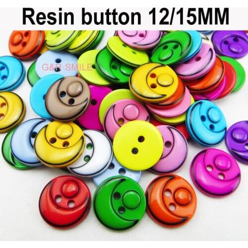 50PCS RESIN moon buttons decoration 12MM coat boots sewing clothes accessory pearl kids sun button R-338
