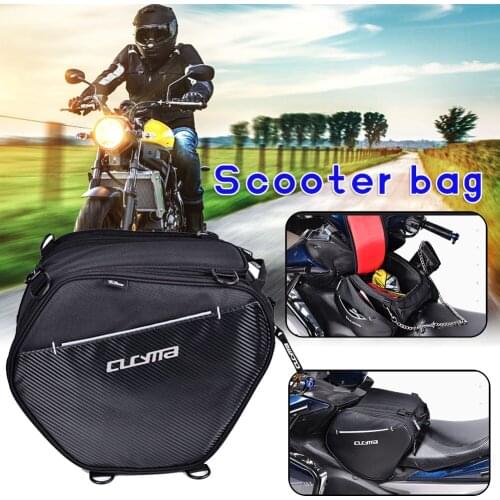 Scooter Bag Locomotive Soft Bag Knight Storage Bag Motorcycle Bag Motorcycle Saddle Bag Tailbag Car Accessories 2021 Elegance