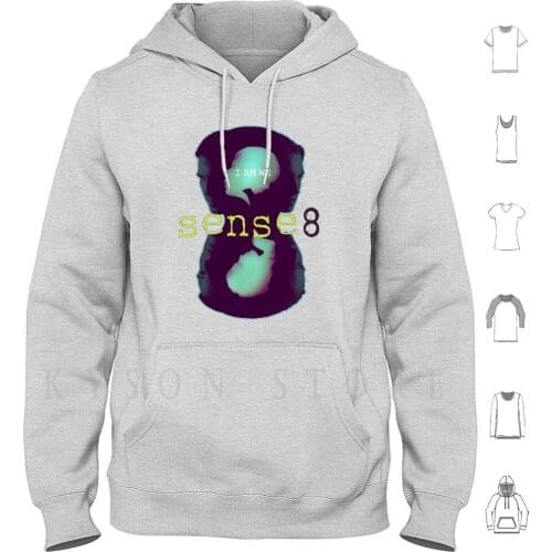 Sense8 Hoodie Long Sleeve Sense8 Sensate Sensates Lito Rodriguez Sun Bak Will Gorski Nomi Marks Kala Dandekar Wolfgang