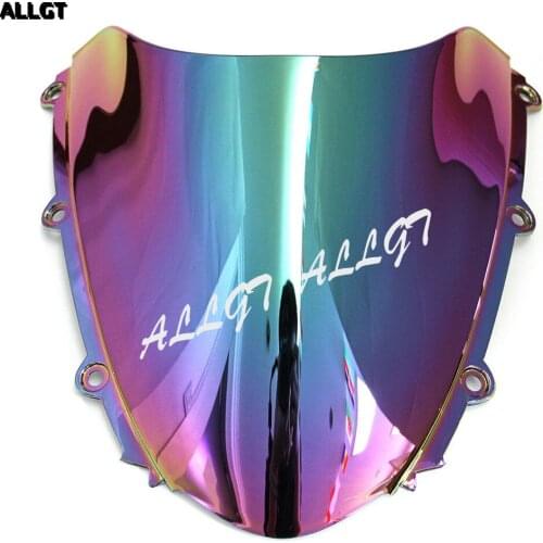 ALLGT Smoke Windscreen Windsheld Set for Honda CBR 1000RR 2004 2005 2006 2007 Black