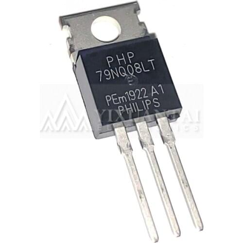 10pcs/lot 100% NEW origina PHP79NQ08LT-127 75V 73A PHP79NQ08LT 79NQ08LT TO220 Triode Transistor TO-220