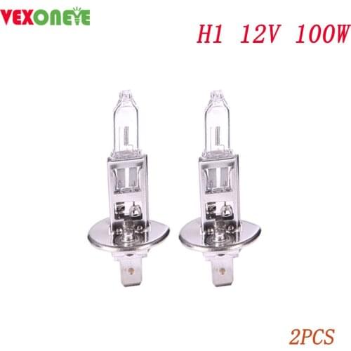 2pcs H1 12V 100w Halogen BulbsHigh Quality Car Anti-tailing Fog Lamp