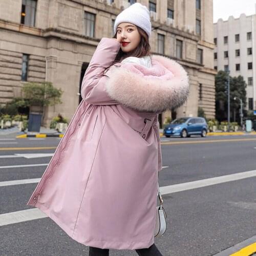 2020 Women Down Padded Jacket Winter Korean Mid-length Thicken Parkas Clothes Coats Plus Size New Clothing Chaquetas De Mujer