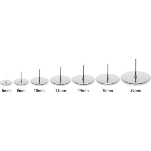 50pcs/lot Stainless steel stud earring accessories Connector Pendant For DIY bracelet necklace Jewelry Making fgy5d