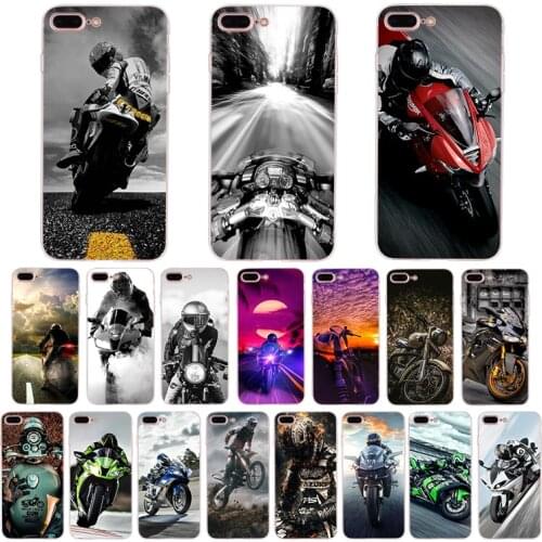 Motorcycle Art Cool Design Cover Soft Mobile Phone Case For Iphone 11 Pro XS Max 12 Mini 7 8 Plus SE 2020 Fashion Luxury Shell