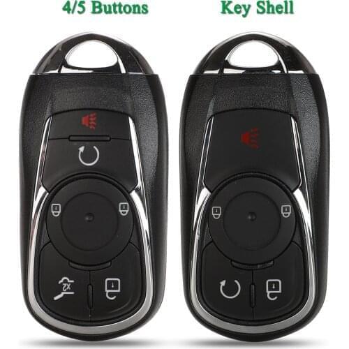 Bilchave 5/6 Buttons Intelligent Remote Control Car Key Shell Case Fob For Buick Verano Encore Lacrosse Regal Envision