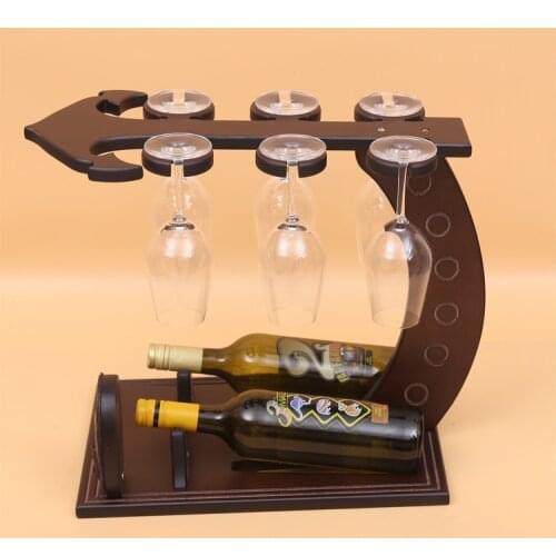D European creative Home Furnishing wine frame decoration living room TV cabinet wood room decor decoration wedding gift
