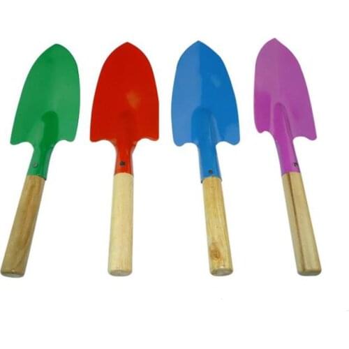 Mini Gardening Shovel Colorful Metal Small Shovels Gardens Spade Hardware Tools Digging Garden Kids Spades Tool SN402