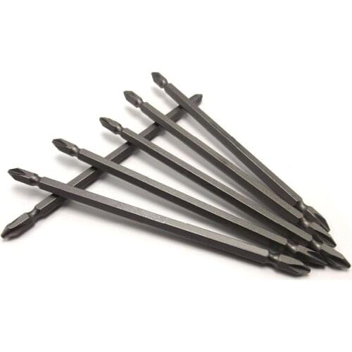 1PCS 150mm 1/4 inch PH2 Electric Screwdriver Bit Set Magnetic Alloy Steel For Cross Head Anti Slip Magnetic Screwdriver Ended